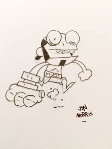 Li'l Hellboy by Calamity Jon Morris Calamity Jon Morris joins Words and Pictures guest host Ken Jones to talk about his new book The Legion of Regrettable Supervillains