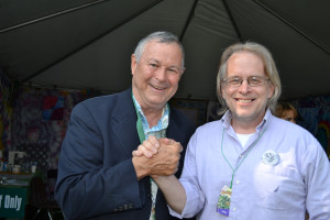 Congressman Dana Rohrabacher (R-CA) and Doug McVay at Seattle Hempfest, August 2014 Congressman Dana Rohrabacher (R-CA) and Doug McVay at Seattle Hempfest, August 2014