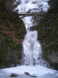 Icy Multnomah Falls Icy Multnomah Falls