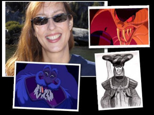 Kathy Zielinski and Animated Characters Animator Kathy Zielinski at KBOO Community Radio with S.W. Conser for Words and Pictures
