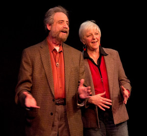 Lawrence Howard and Lynne Duddy of Portland Story Theater (photo by Mike Bodine) Lawrence Howard and Lynne Duddy of Portland Story Theater (photo by Mike Bodine)