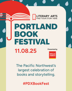 Poster for 2025 Portland Book Festival