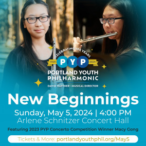 Poster for Portland Youth Philharmonic's Spring Concert 2024 Poster for Portland Youth Philharmonic's Spring Concert 2024