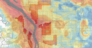 Portland redlining and heat islands Portland redlining and heat islands