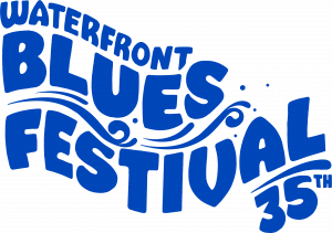 Waterfront Blues Festival 2022 logo Waterfront Blues Festival 2022 logo