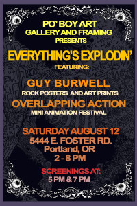 Overlapping Action Animation Mini-Festival The Overlapping Action Animation Mini-Festival is brought to Portland by Ben Chapin, featured on KBOO Radio's Words and Pictures
