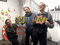 S.W. Conser with Patrick Rosenkranz and David Chelsea S.W. Conser with Patrick Rosenkranz and David Chelsea at the Oregon Historical Society's Comic City USA exhibit during the Underground USA symposium