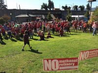 Kalama No Methanol rally Kalama No Methanol rally