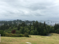 Oregon LNG site from Astoria Column Oregon LNG site from Astoria Column