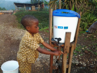 A clean-water station in North Kivu (photo credit: Mercy Corps)