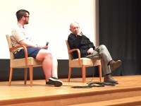 Frederick Wiseman in Portland at the Northwest Film Center, 2016